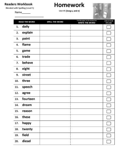 Worksheets For Learn & Explore Level 5